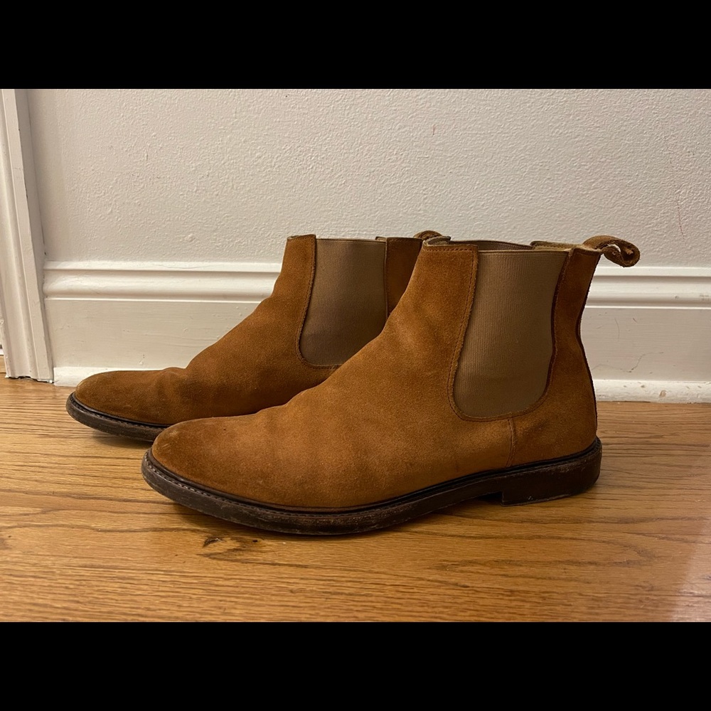APC Suede Chelsea Boots - Size 45(fits like US11)